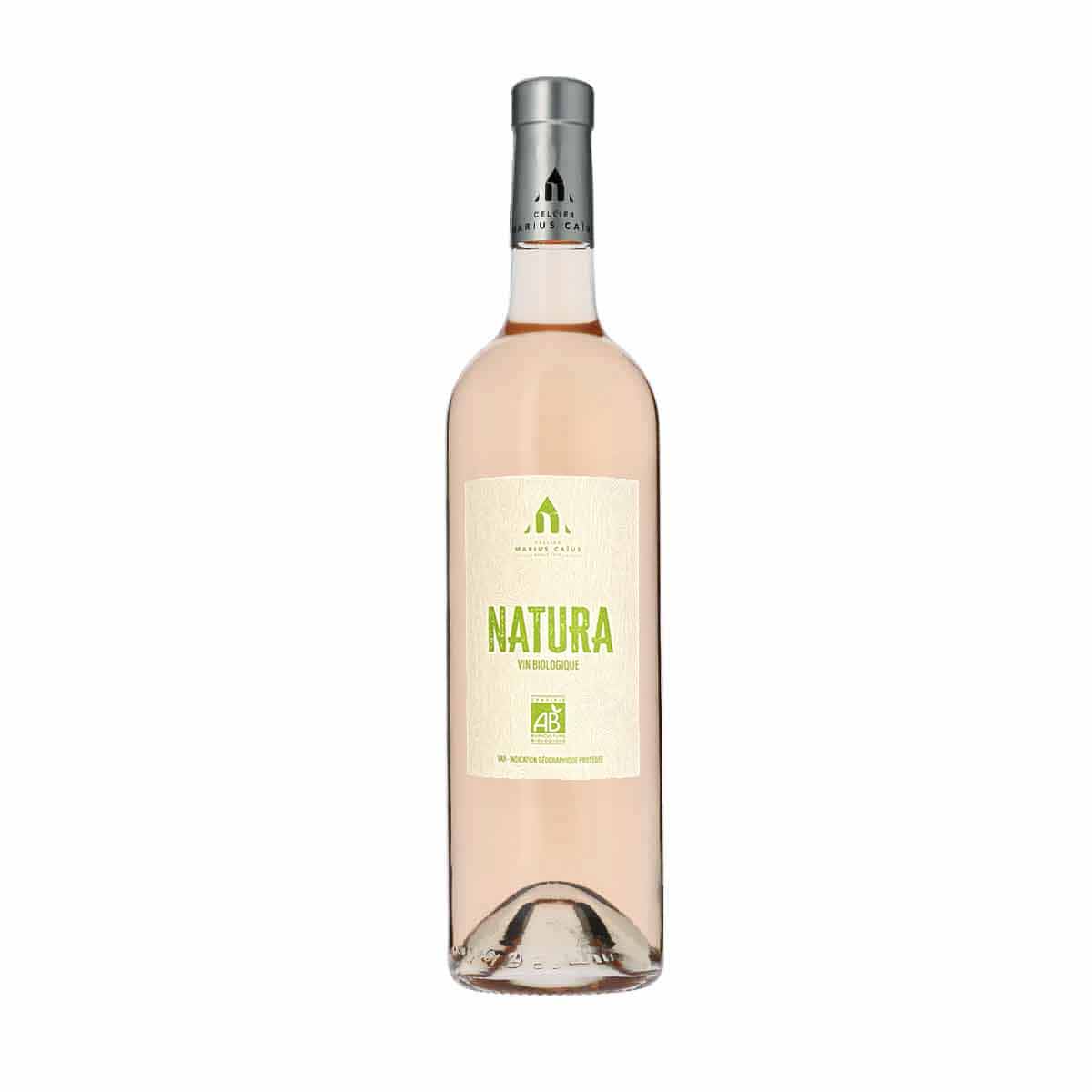 Natura IGP Var rosé 2025 Vin Biologique cellier mairus caius